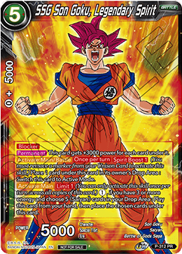 SSG Son Goku, Legendary Spirit (P-312) [Promotion Cards] | Odin's Place