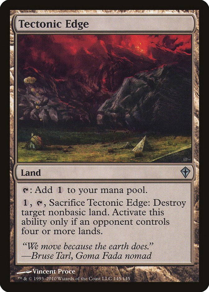 Tectonic Edge (145) [Worldwake] | Odin's Place