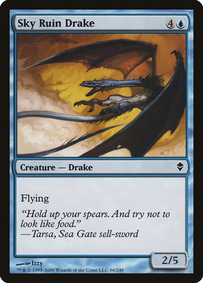 Sky Ruin Drake (66) [Zendikar] | Odin's Place