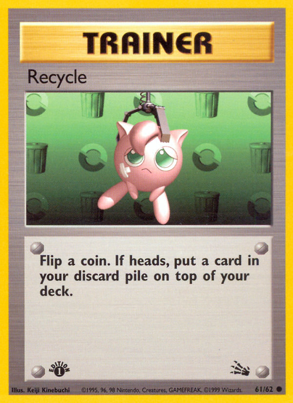 Recycle (61/62) [Fossil 1st Edition] | Odin's Place