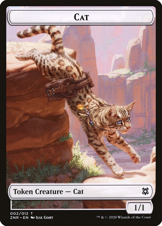 Cat Token [Zendikar Rising Tokens] | Odin's Place