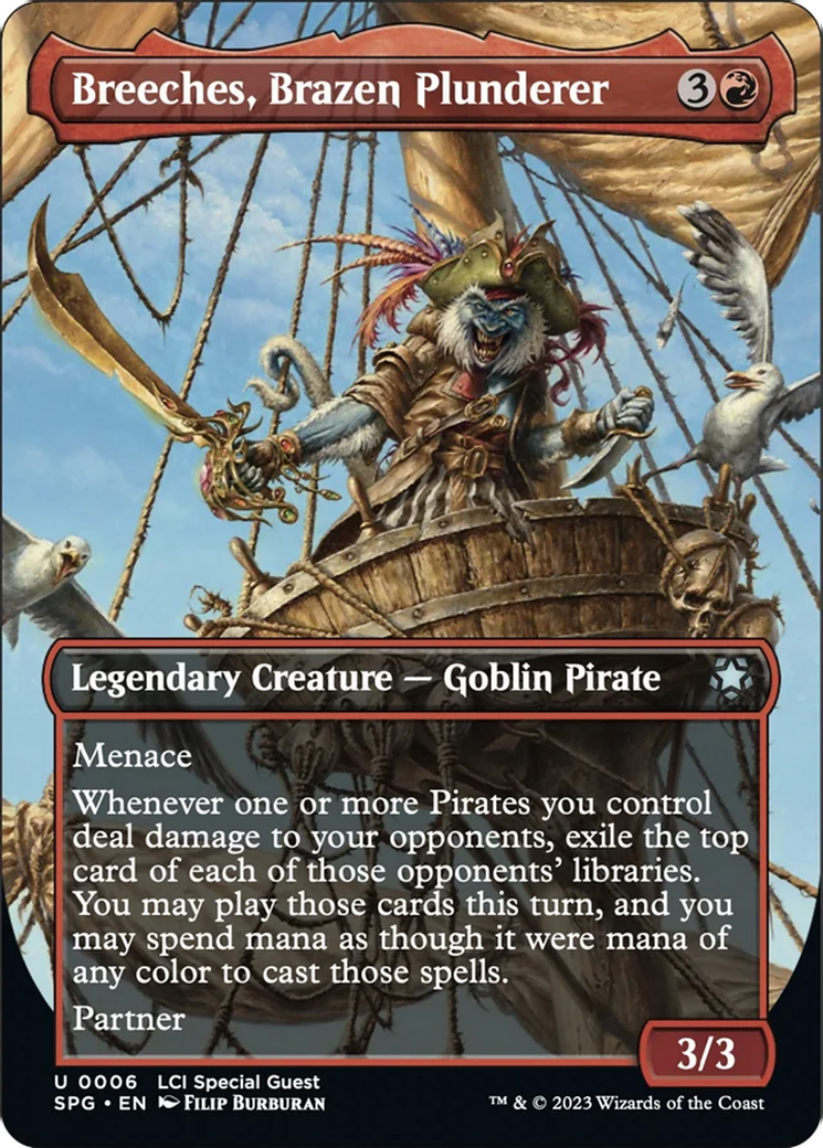 Breeches, Brazen Plunderer (Borderless) [The Lost Caverns of Ixalan Special Guests] | Odin's Place