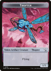 Thopter // Knight (10) Double-Sided Token [March of the Machine Tokens] | Odin's Place