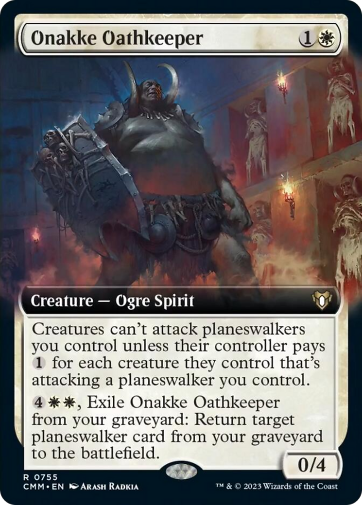 Onakke Oathkeeper (Extended Art) [Commander Masters] | Odin's Place