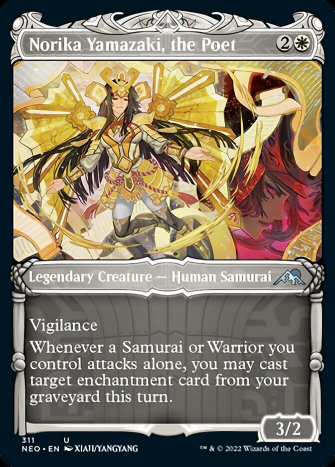 Norika Yamazaki, the Poet (Showcase Samurai) [Kamigawa: Neon Dynasty] | Odin's Place