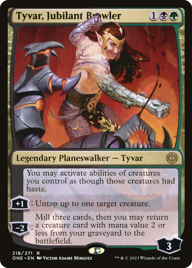 Tyvar, Jubilant Brawler [Phyrexia: All Will Be One] | Odin's Place
