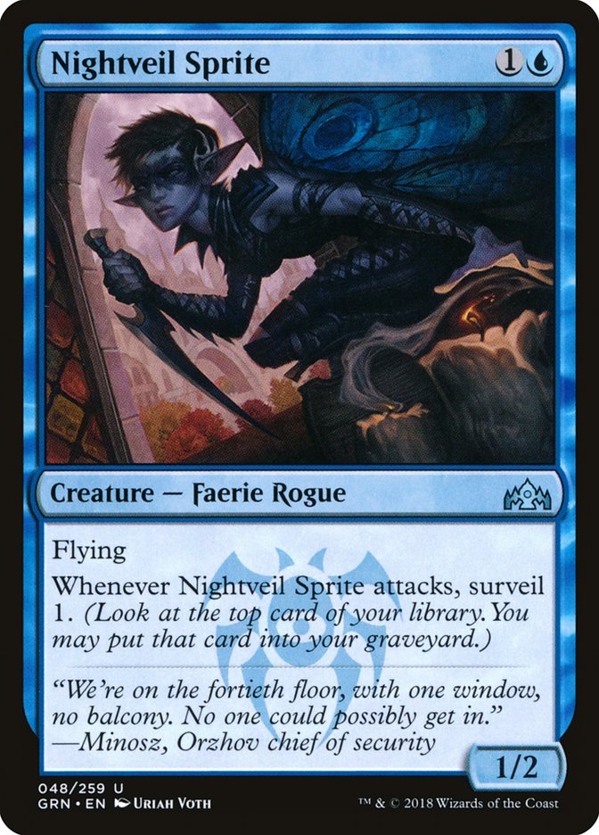 Nightveil Sprite (48) [Guilds of Ravnica] | Odin's Place
