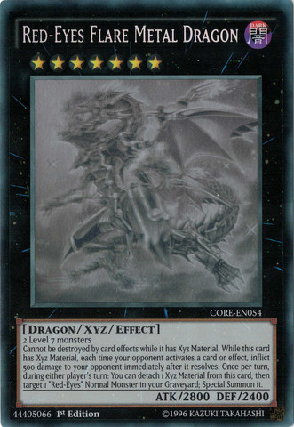 Red-Eyes Flare Metal Dragon [CORE-EN054] Ghost Rare | Odin's Place