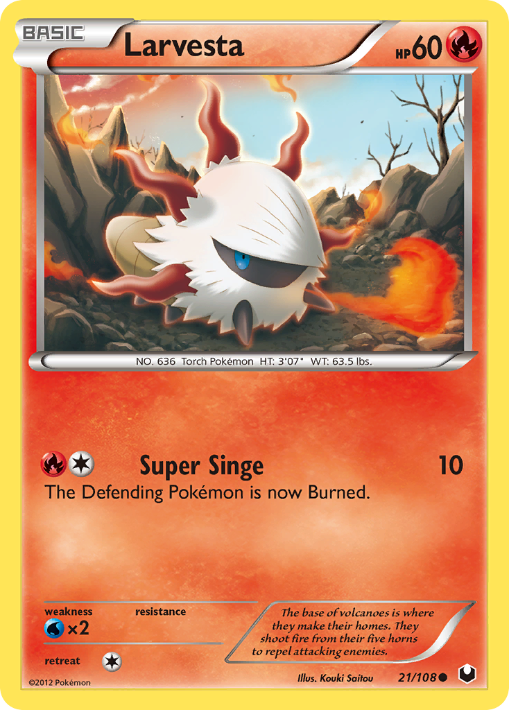 Larvesta (21/108) [Black & White: Dark Explorers] | Odin's Place