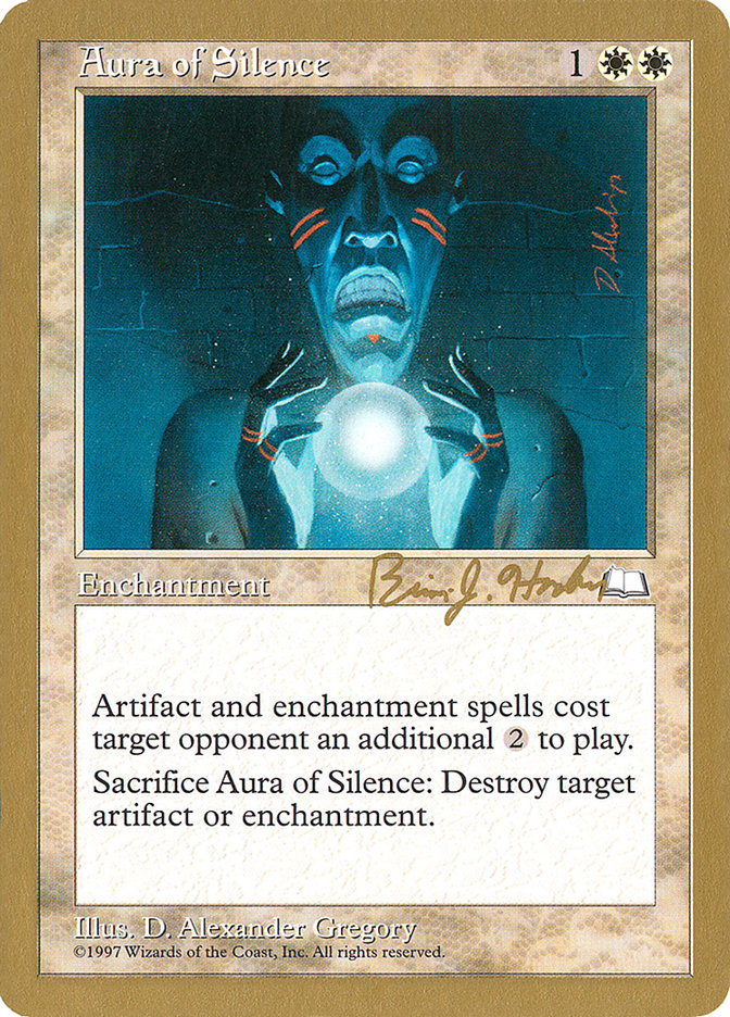 Aura of Silence (Brian Hacker) [World Championship Decks 1998] | Odin's Place
