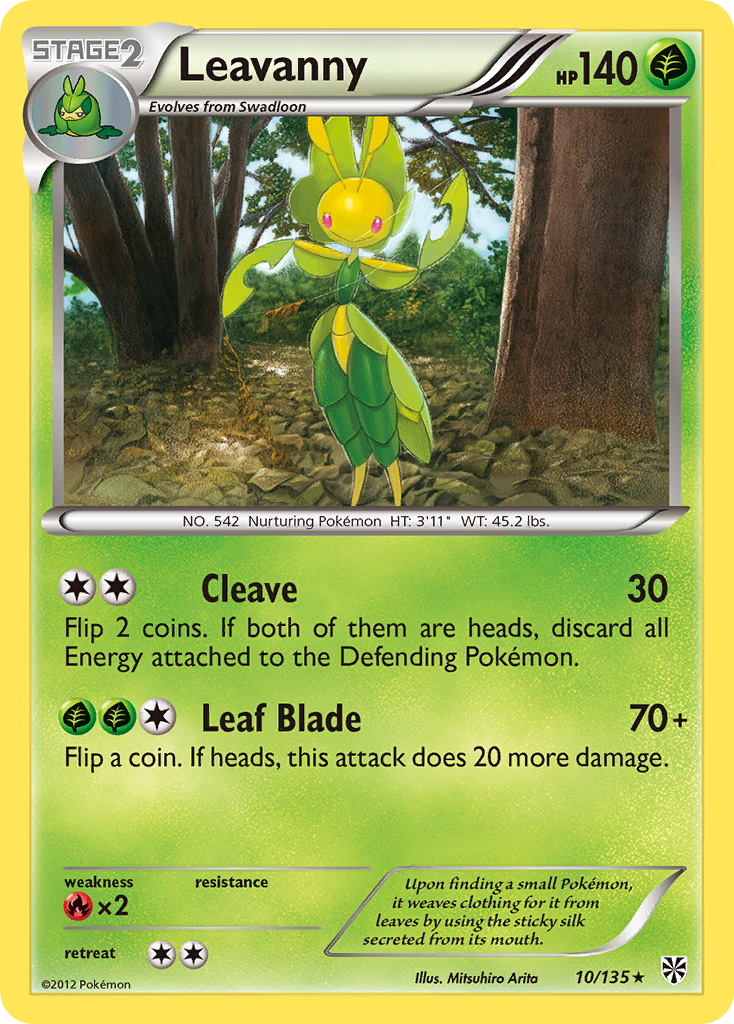 Leavanny (10/135) [Black & White: Plasma Storm] | Odin's Place