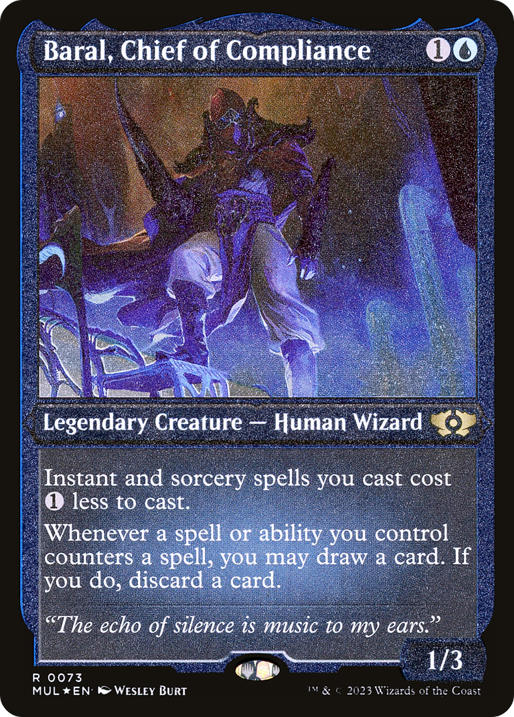 Baral, Chief of Compliance (Foil Etched) [Multiverse Legends] | Odin's Place
