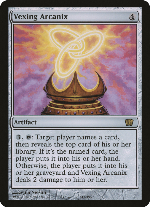Vexing Arcanix (Oversized) [Eighth Edition Box Topper] | Odin's Place