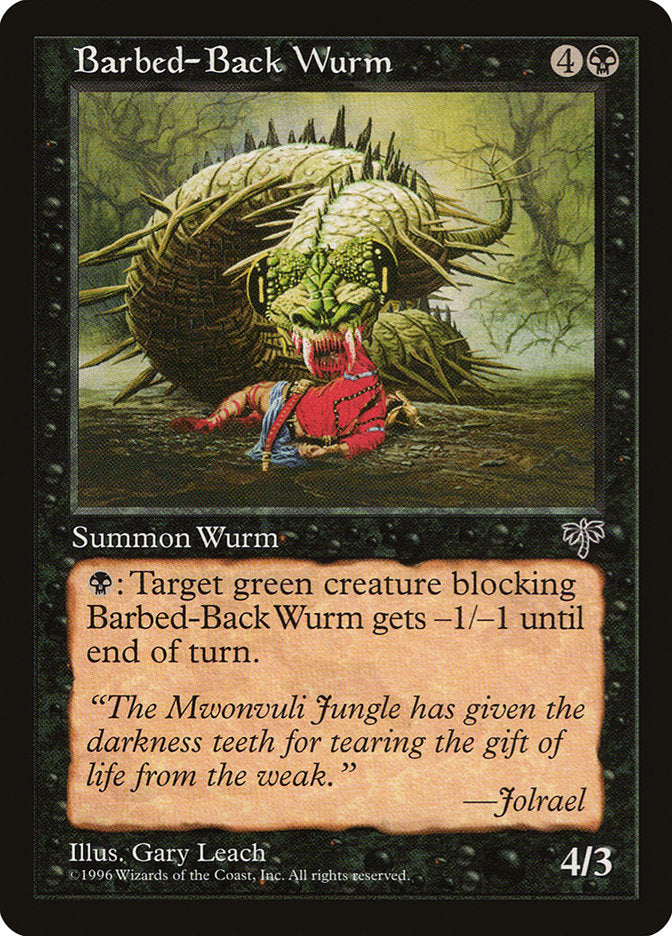 Barbed-Back Wurm (105) [Mirage] | Odin's Place