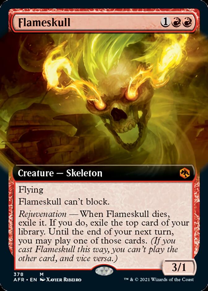 Flameskull (Extended Art) [Dungeons & Dragons: Adventures in the Forgotten Realms] | Odin's Place