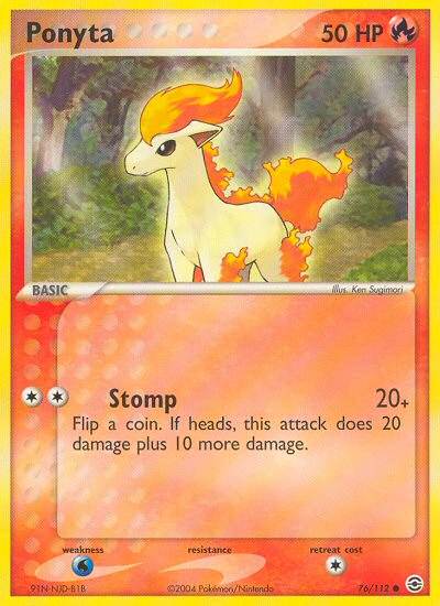 Ponyta (76/112) [EX: FireRed & LeafGreen] | Odin's Place