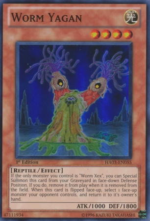 Worm Yagan [HA03-EN055] Super Rare | Odin's Place