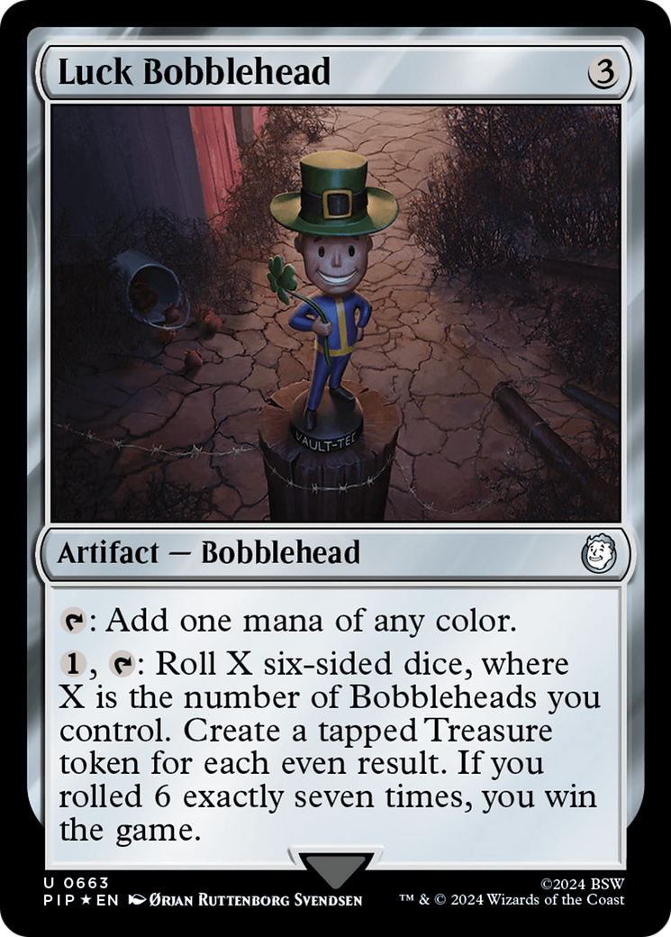 Luck Bobblehead (Surge Foil) [Fallout] | Odin's Place