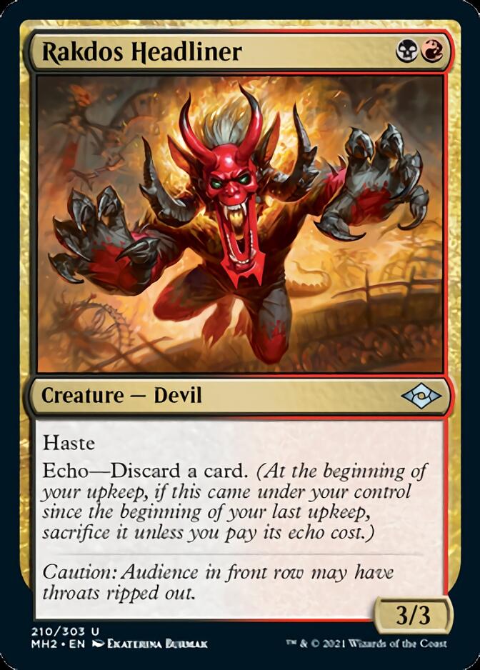 Rakdos Headliner [Modern Horizons 2] | Odin's Place