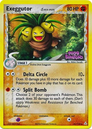 Exeggutor (41/110) (Delta Species) (Stamped) [EX: Holon Phantoms] | Odin's Place