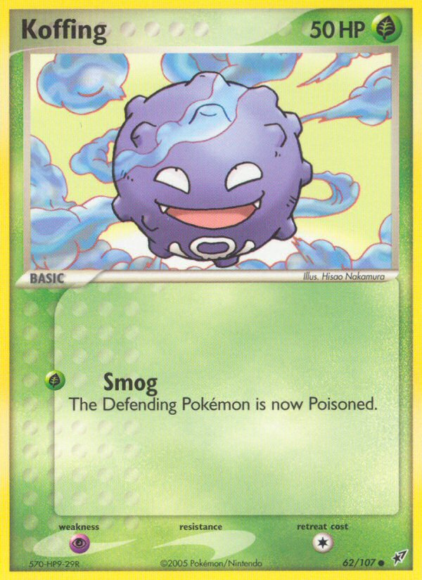 Koffing (62/107) [EX: Deoxys] | Odin's Place