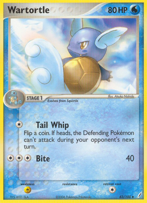 Wartortle (43/100) [EX: Crystal Guardians] | Odin's Place