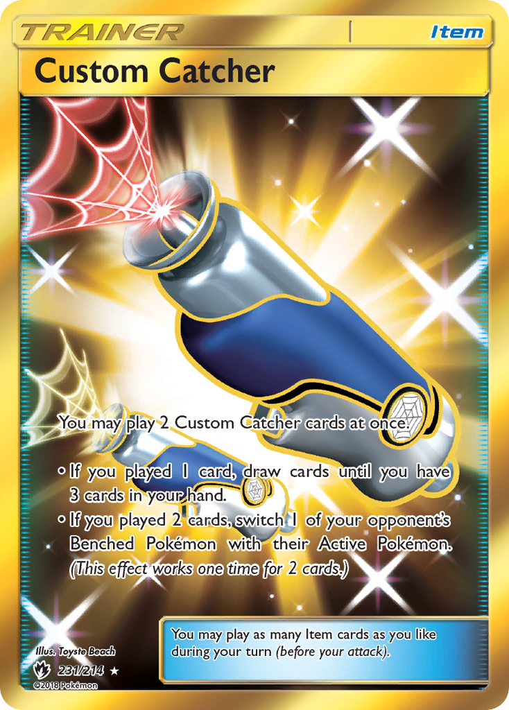 Custom Catcher (231/214) [Sun & Moon: Lost Thunder] | Odin's Place