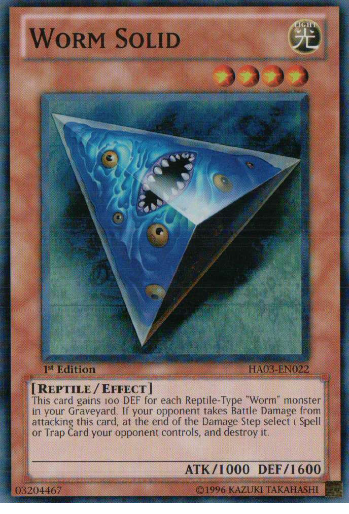 Worm Solid [HA03-EN022] Super Rare | Odin's Place