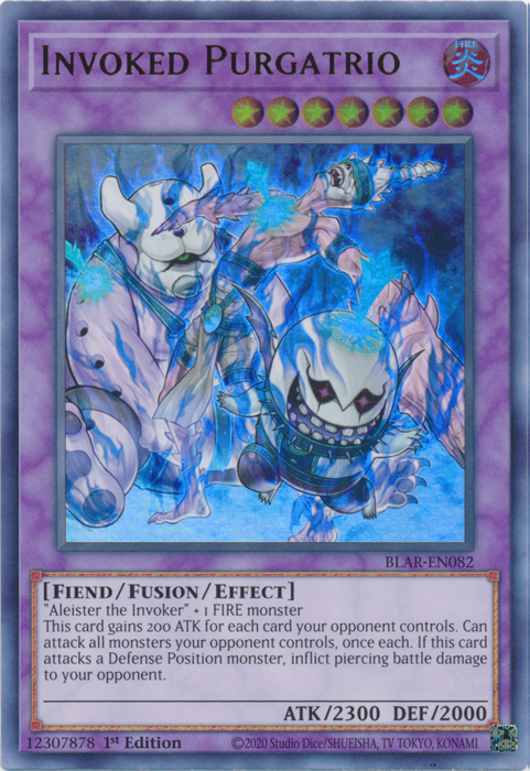 Invoked Purgatrio [BLAR-EN082] Ultra Rare | Odin's Place