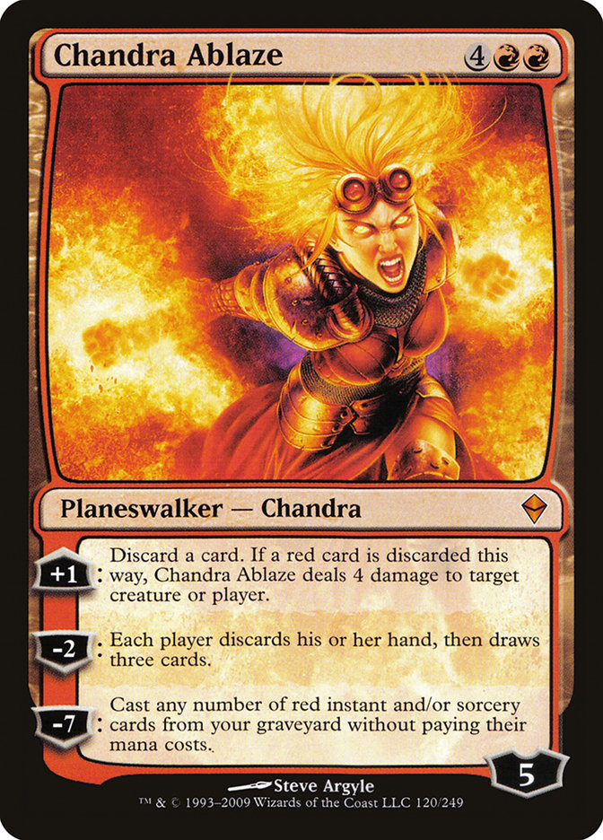 Chandra Ablaze (120) [Zendikar] | Odin's Place