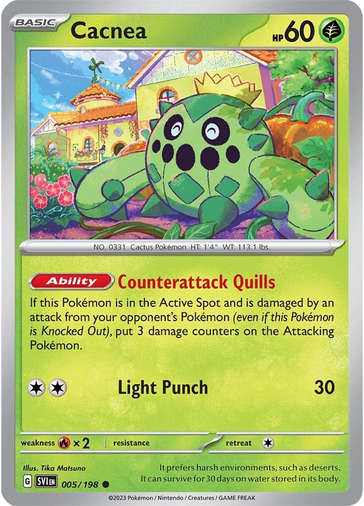 Cacnea (005/198) [Scarlet & Violet: Base Set] | Odin's Place
