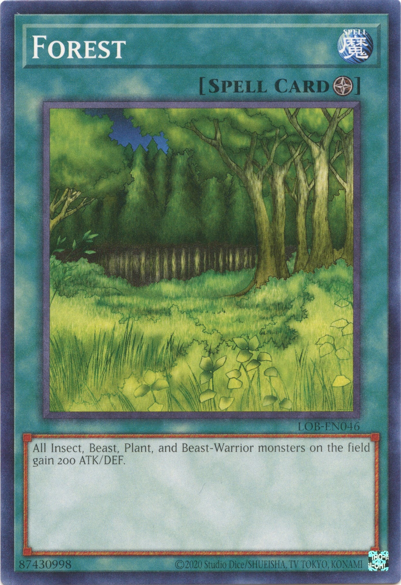 Forest (25th Anniversary) [LOB-EN046] Common | Odin's Place