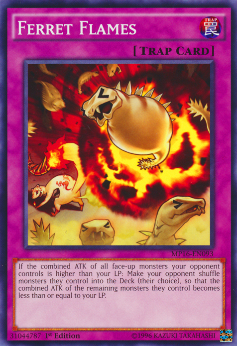 Ferret Flames [MP16-EN093] Common | Odin's Place