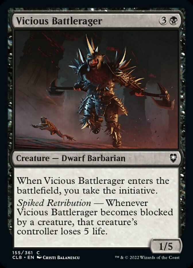 Vicious Battlerager [Commander Legends: Battle for Baldur's Gate] | Odin's Place