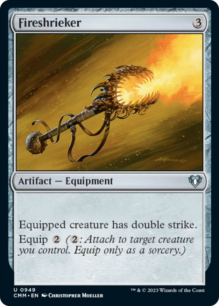 Fireshrieker [Commander Masters] | Odin's Place