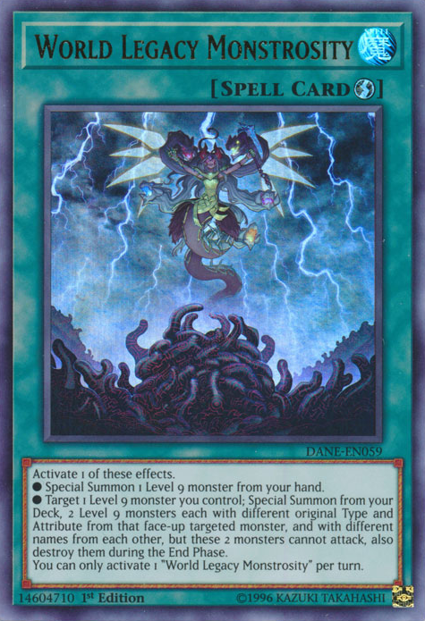 World Legacy Monstrosity [DANE-EN059] Ultra Rare | Odin's Place