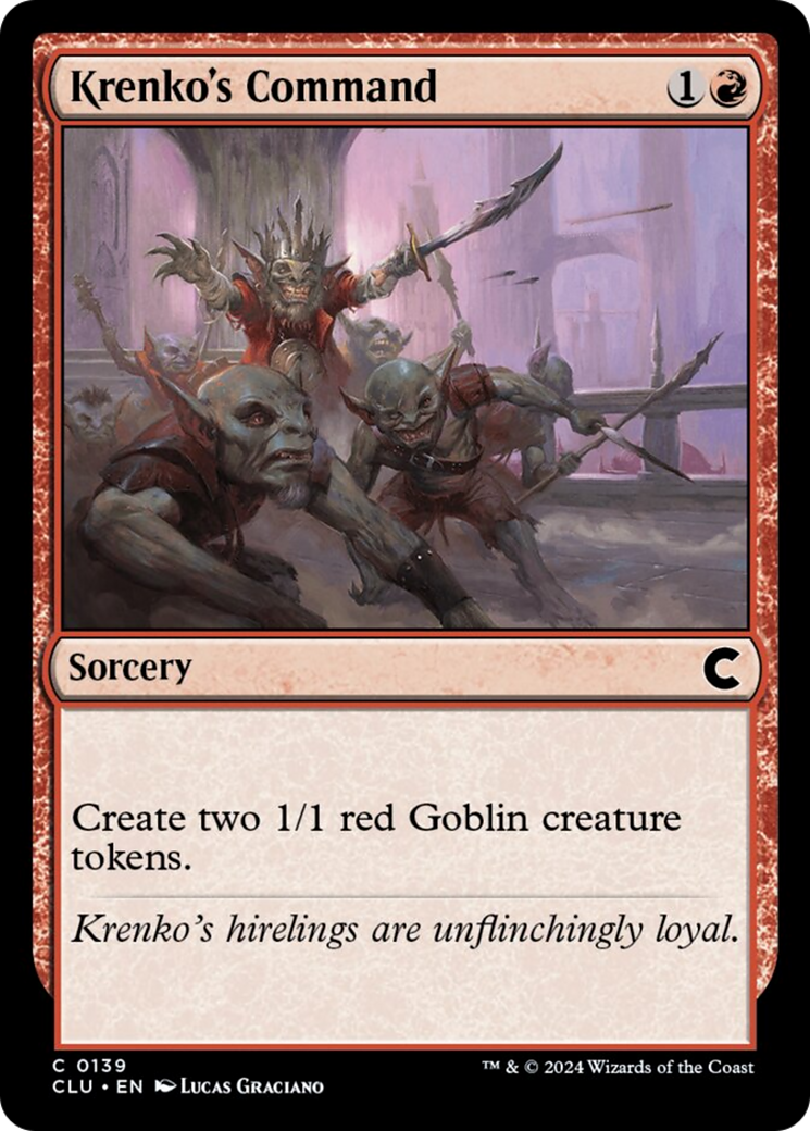 Krenko's Command [Ravnica: Clue Edition] | Odin's Place