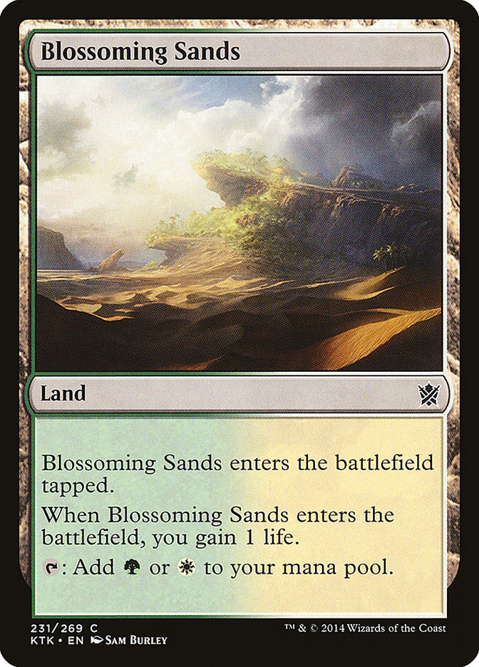 Blossoming Sands (231) [Khans of Tarkir] | Odin's Place