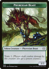 Phyrexian Goblin // Phyrexian Beast Double-Sided Token [Phyrexia: All Will Be One Tokens] | Odin's Place