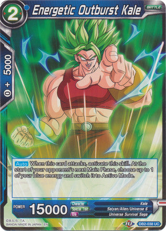 Energetic Outburst Kale (DB2-038) [Divine Multiverse] | Odin's Place