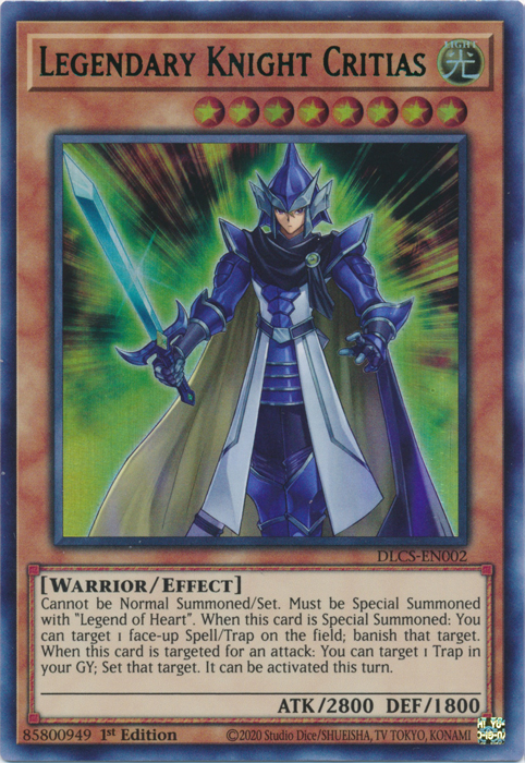 Legendary Knight Critias (Green) [DLCS-EN002] Ultra Rare | Odin's Place