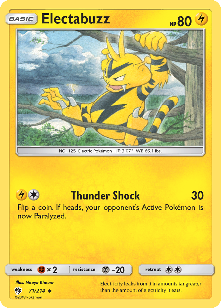 Electabuzz (71/214) [Sun & Moon: Lost Thunder] | Odin's Place