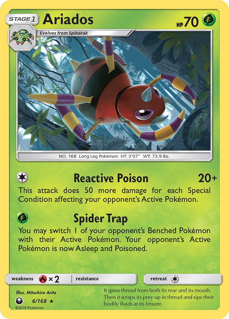 Ariados (6/168) [Sun & Moon: Celestial Storm] | Odin's Place