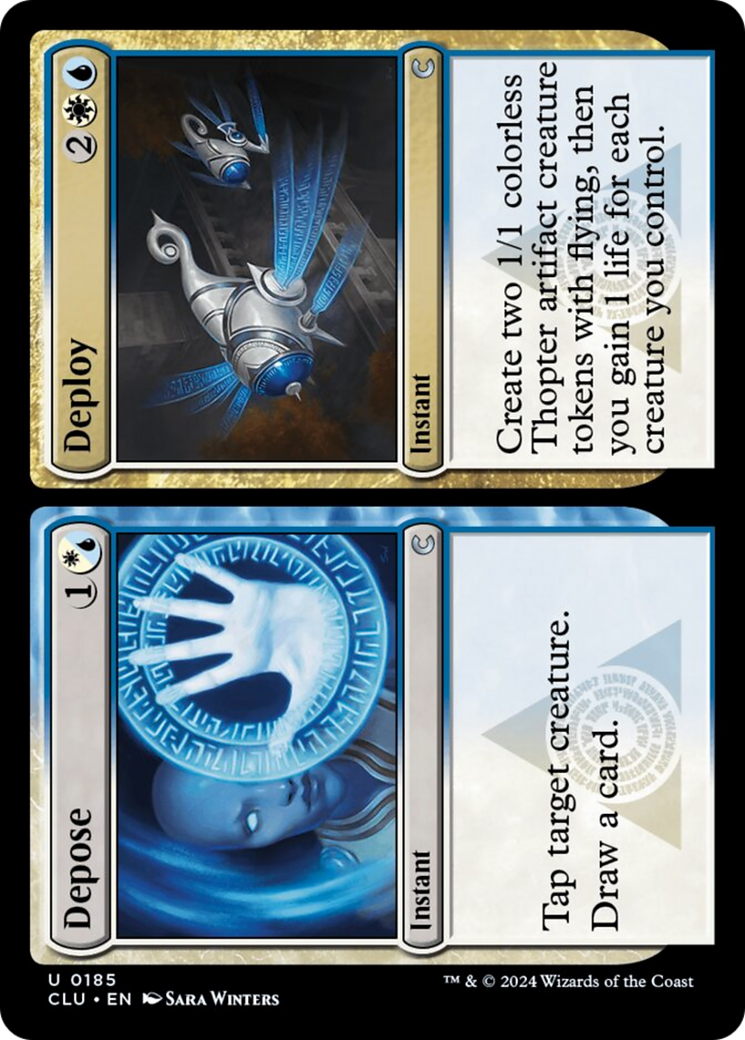 Depose // Deploy [Ravnica: Clue Edition] | Odin's Place