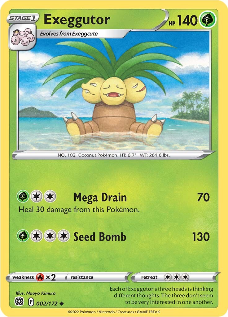 Exeggutor (002/172) [Sword & Shield: Brilliant Stars] | Odin's Place