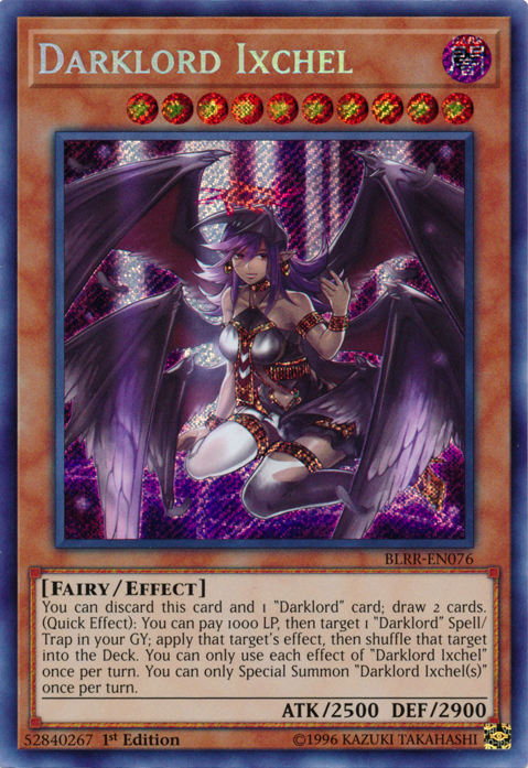 Darklord Ixchel [BLRR-EN076] Secret Rare | Odin's Place