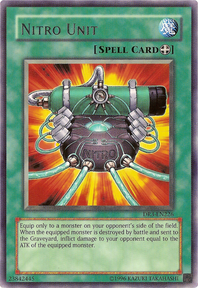 Nitro Unit [DR3-EN226] Rare | Odin's Place