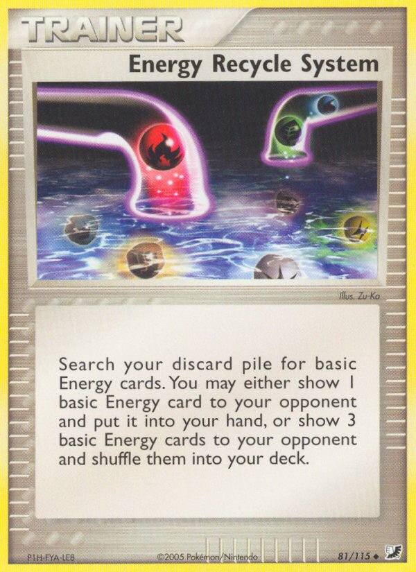 Energy Recycle System (81/115) [EX: Unseen Forces] | Odin's Place