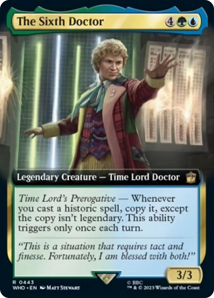 The Sixth Doctor (Extended Art) [Doctor Who] | Odin's Place