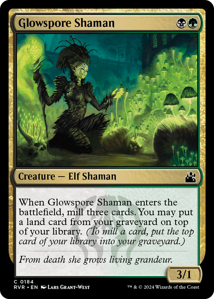 Glowspore Shaman [Ravnica Remastered] | Odin's Place